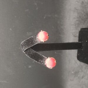 Unbranded red rhinestone stud earrings